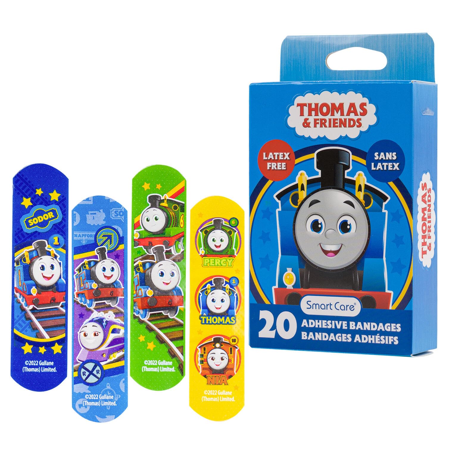 Thomas kids bandages variety designs to delight kids during healing moments.