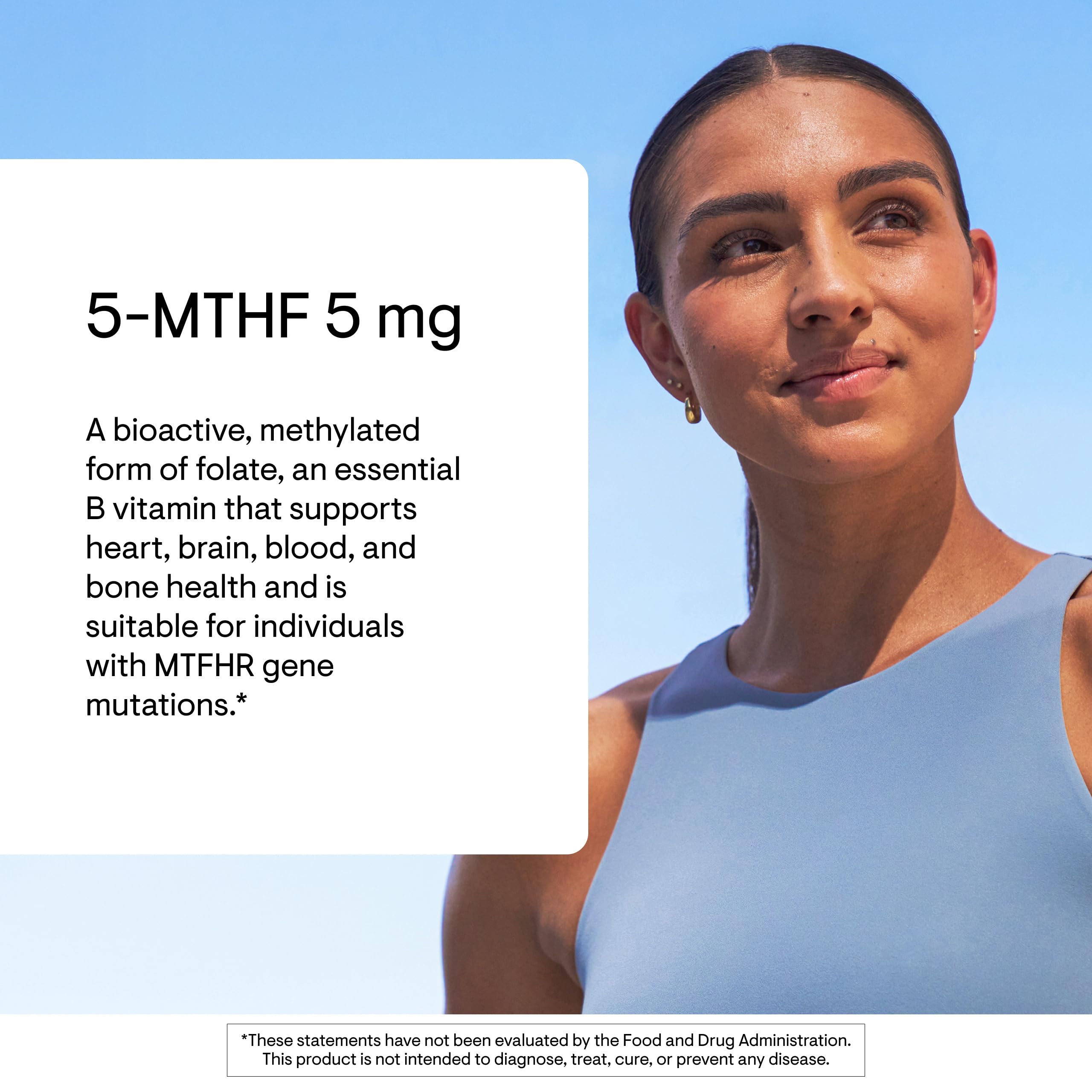 THORNE 5-MTHF capsules pack ready for daily use, supporting easy supplementation.