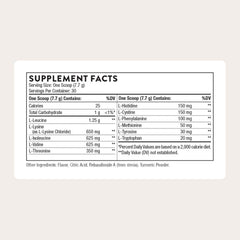 THORNE Amino Complex serving scoop for precise pre- or post-workout dosing