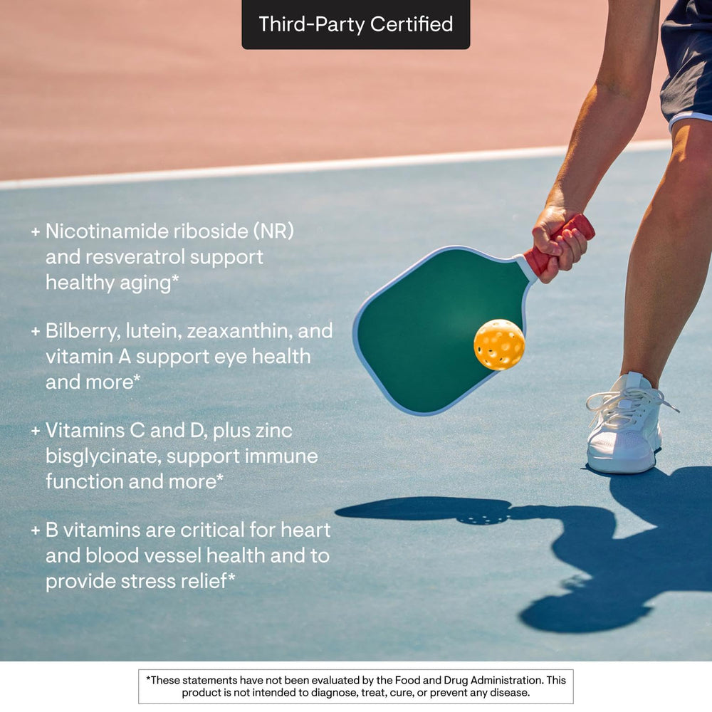 Antioxidant support graphic signals cellular energy and protection.