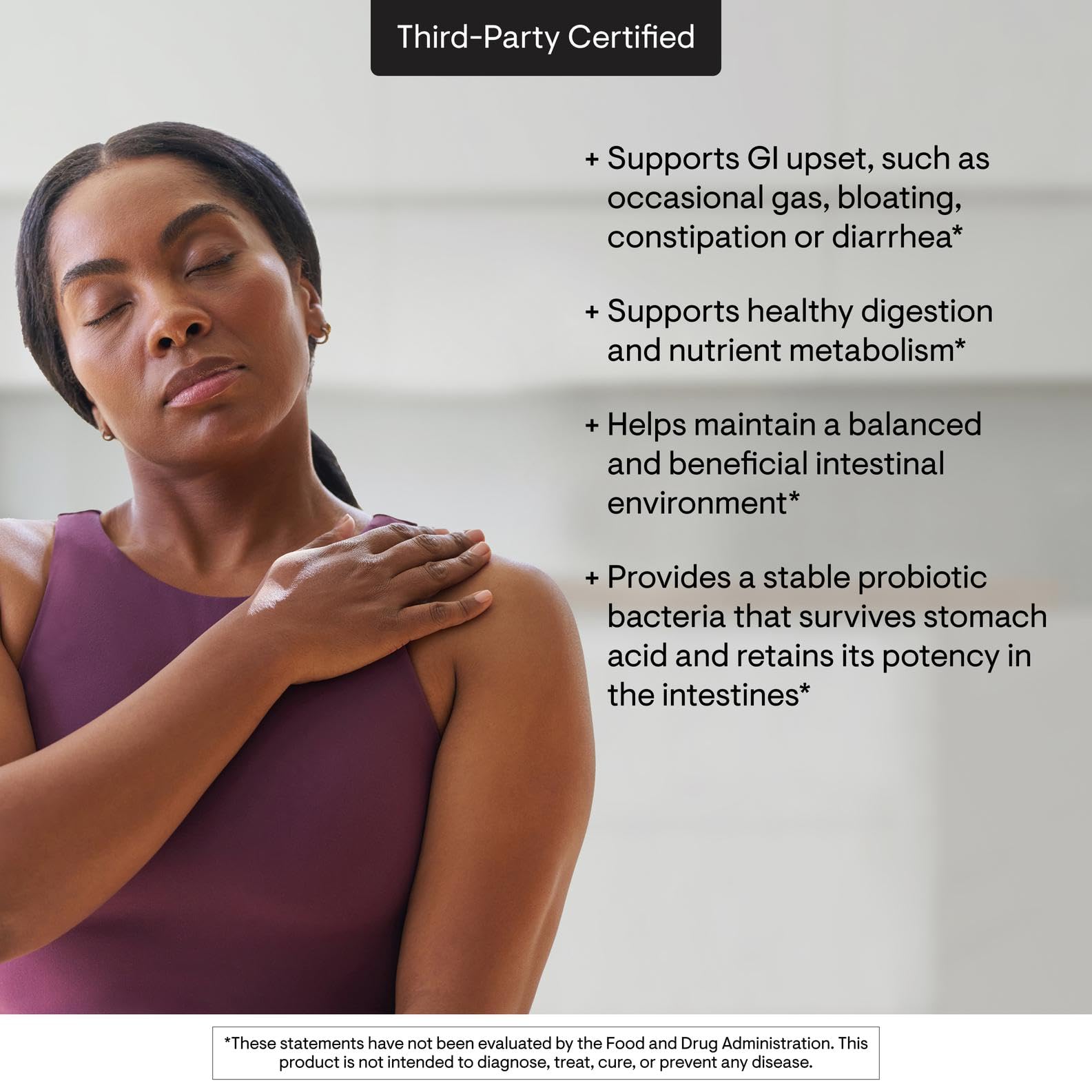 THORNE Bacillus Coagulans Probiotic dispensing shot demonstrates easy portioning for daily use