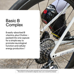 THORNE Basic B-Complex capsules close-up emphasizes convenient daily use