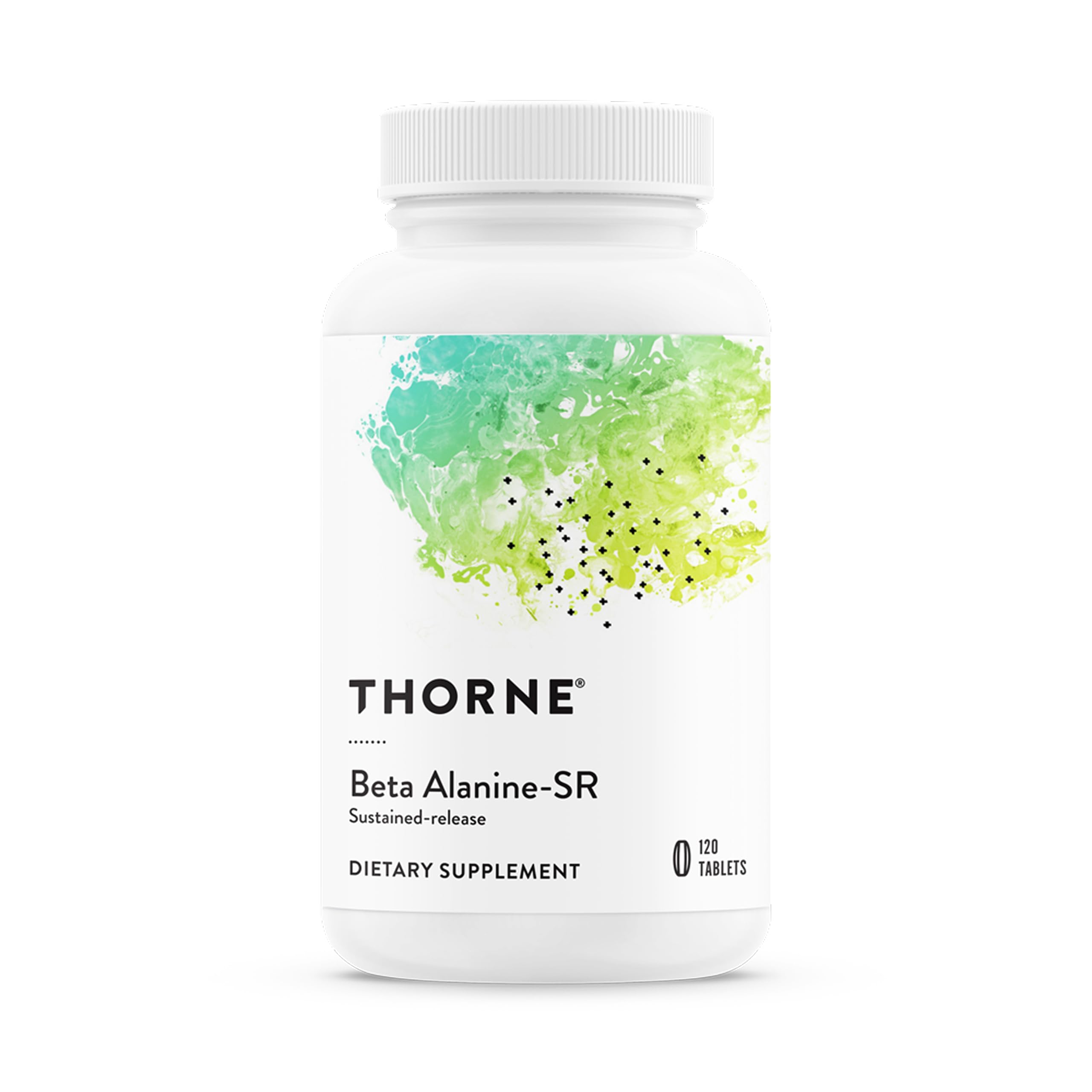 THORNE beta-alanine sustained-release tablets for steady energy during workouts.