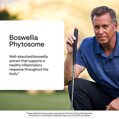 THORNE Boswellia Phytosome label-front image emphasizes comprehensive boswellic acids for full-spectrum support.