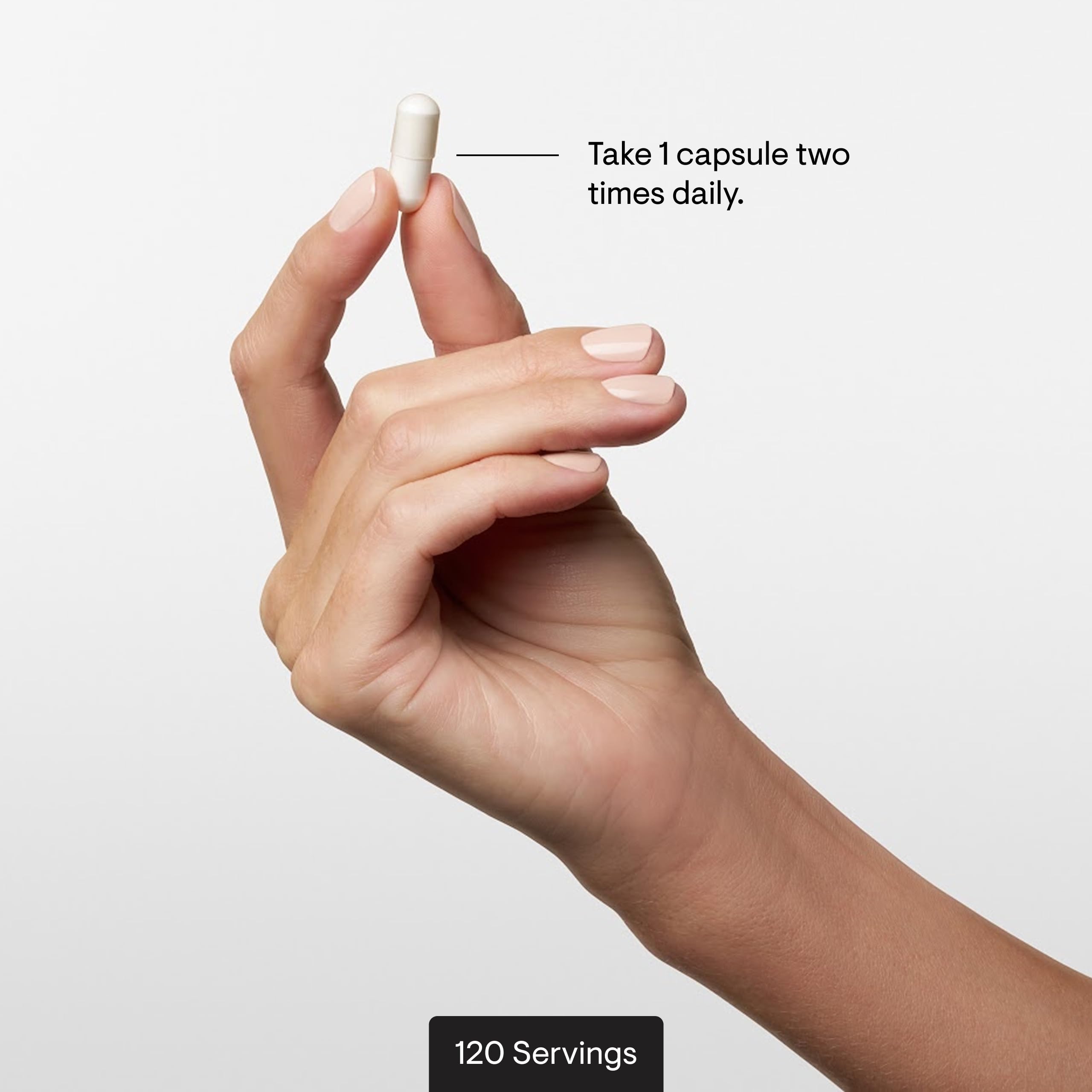 THORNE Calcium bottle with glass of water for easy dosing.
