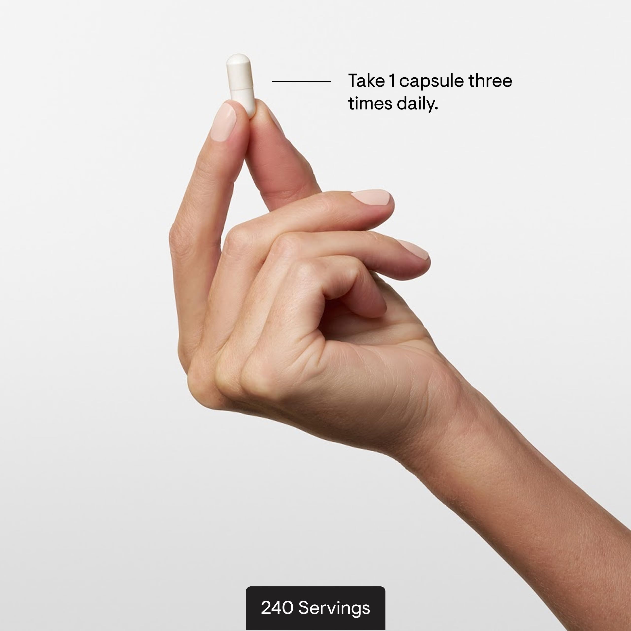 THORNE Calcium-Magnesium Malate pour-out capsules illustrating daily use.