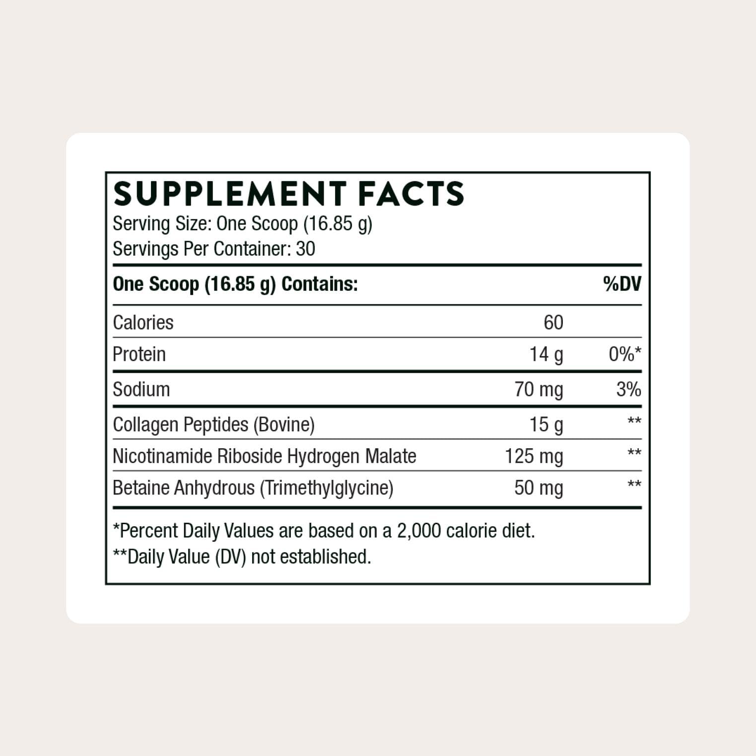 THORNE Collagen Fit jar with scoop shows easy-to-dispense powder.