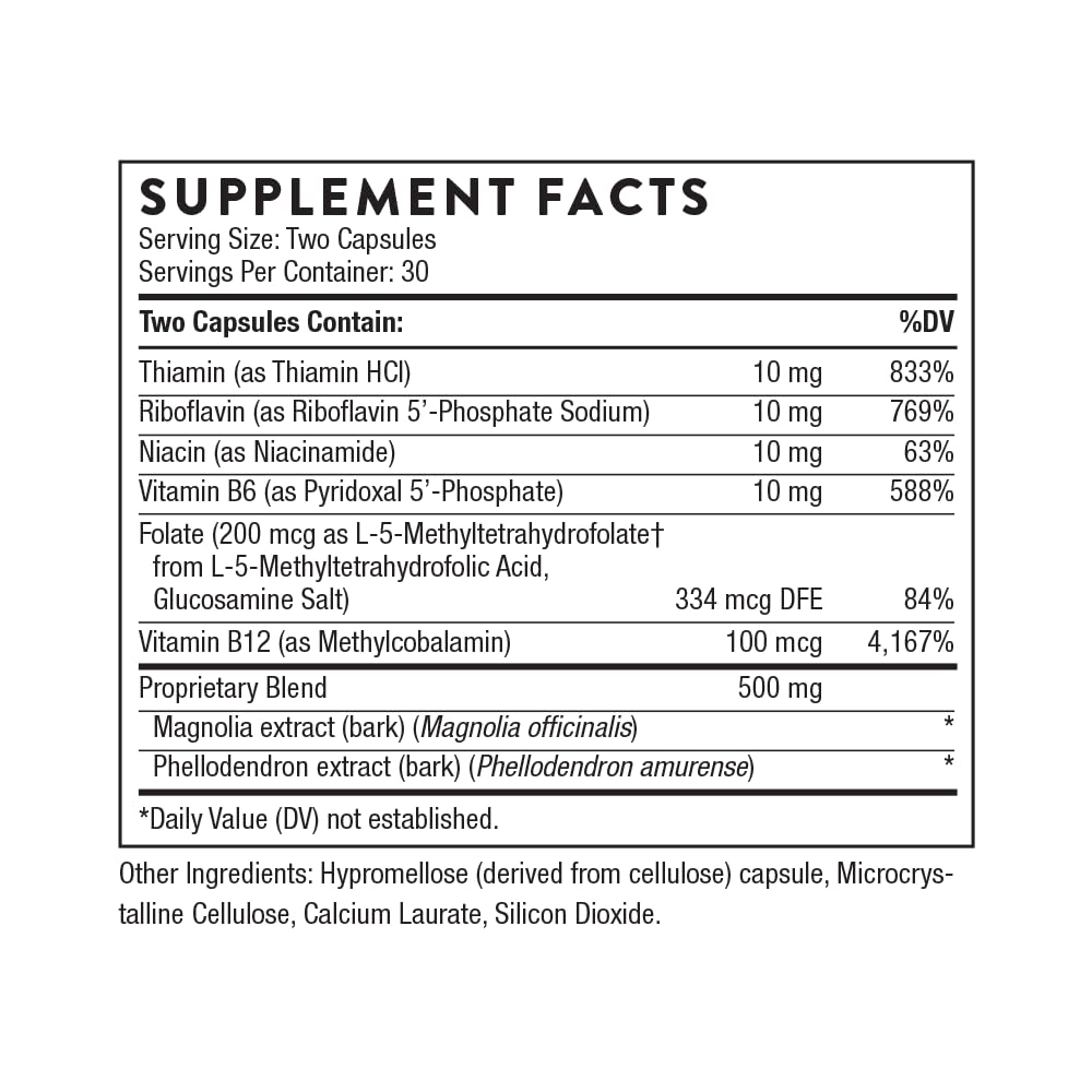 Close-up of capsules highlighting easy taking and mood-supporting benefits.