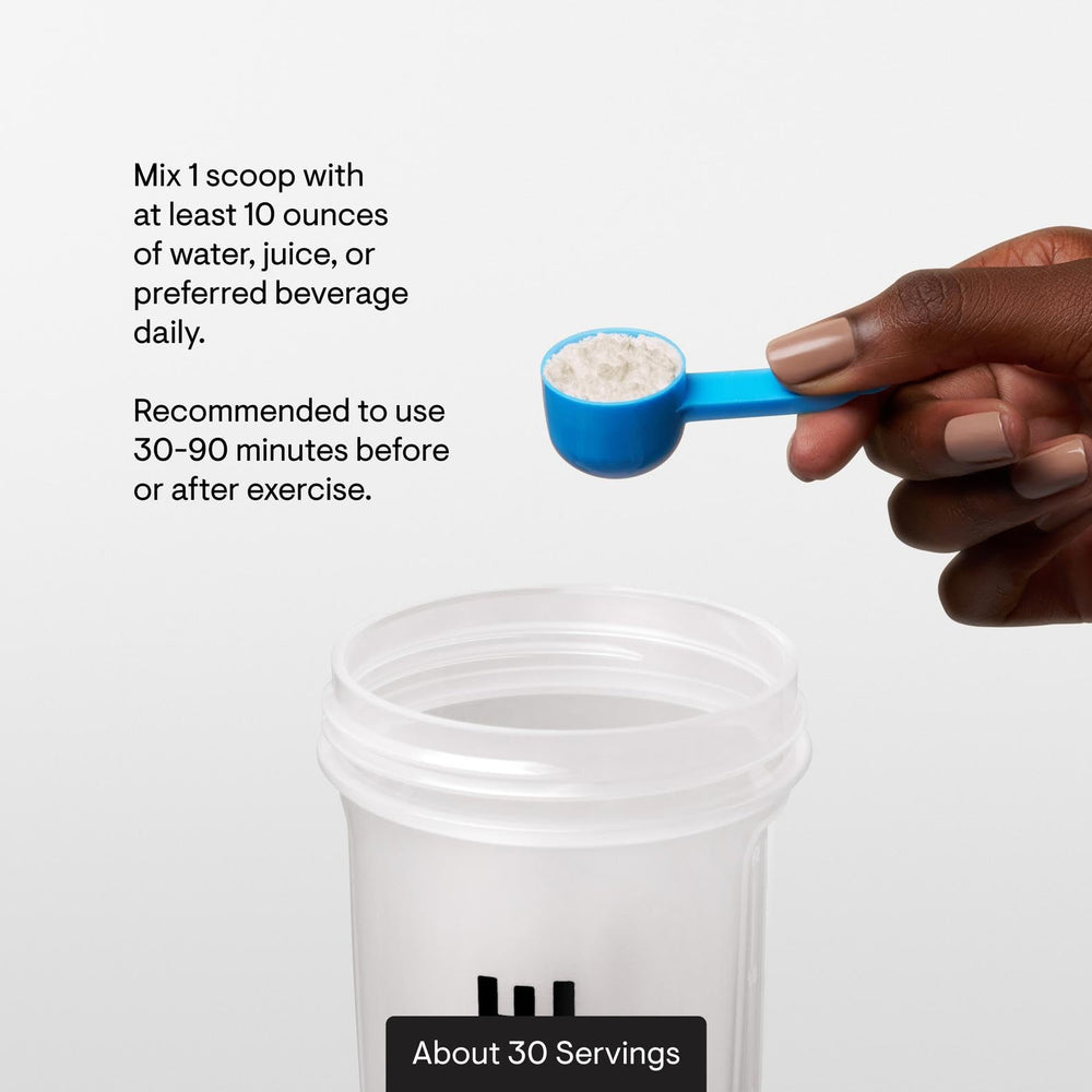 THORNE Creatine + BCAAs nutrition facts shot emphasizes clean ingredients