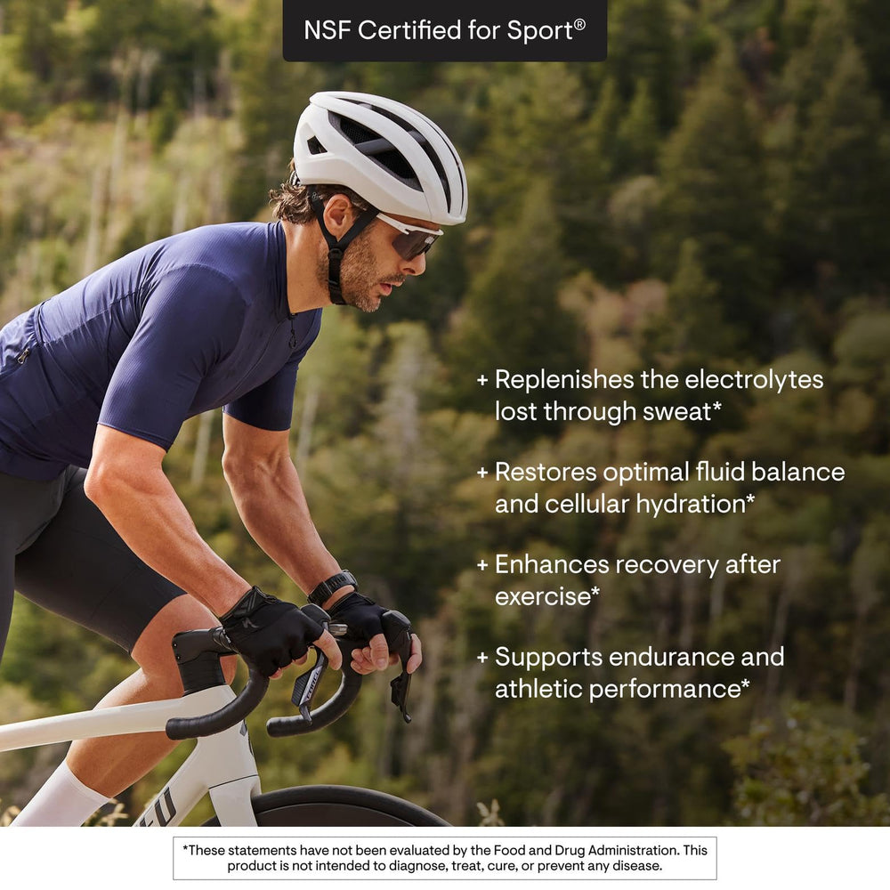 Thorne Daily Electrolytes NSF Certified for Sport badge on packaging.