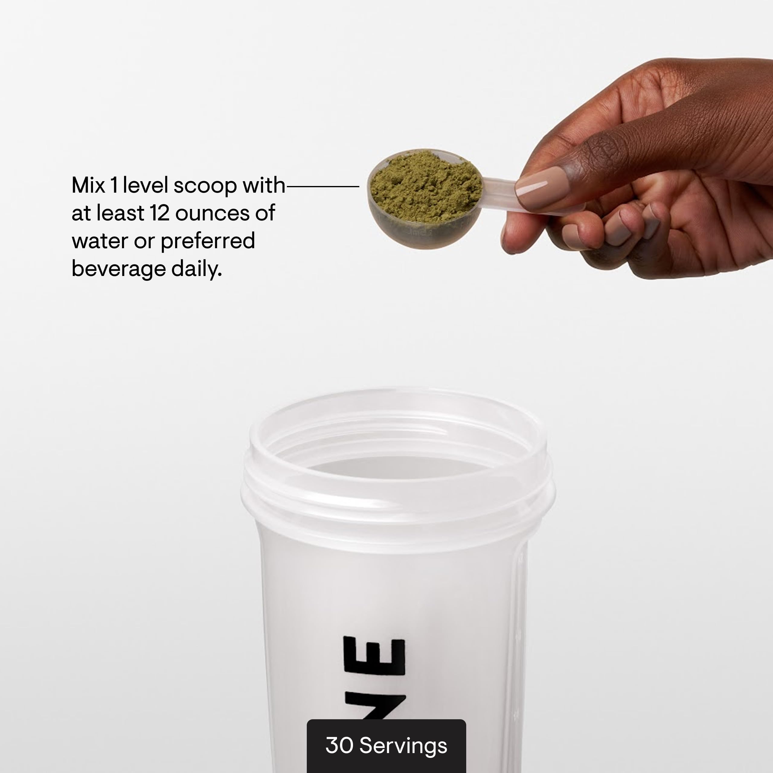 Thorne Daily Greens Plus third-party seal confirms label accuracy and safety.