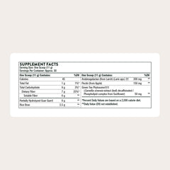 Thorne FiberMend powder dissolving in water for easy gut support