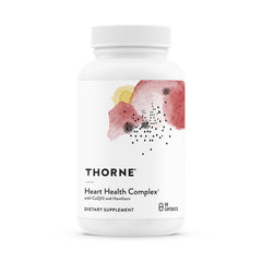 THORNE Heart Health Complex bottle with capsules for daily support