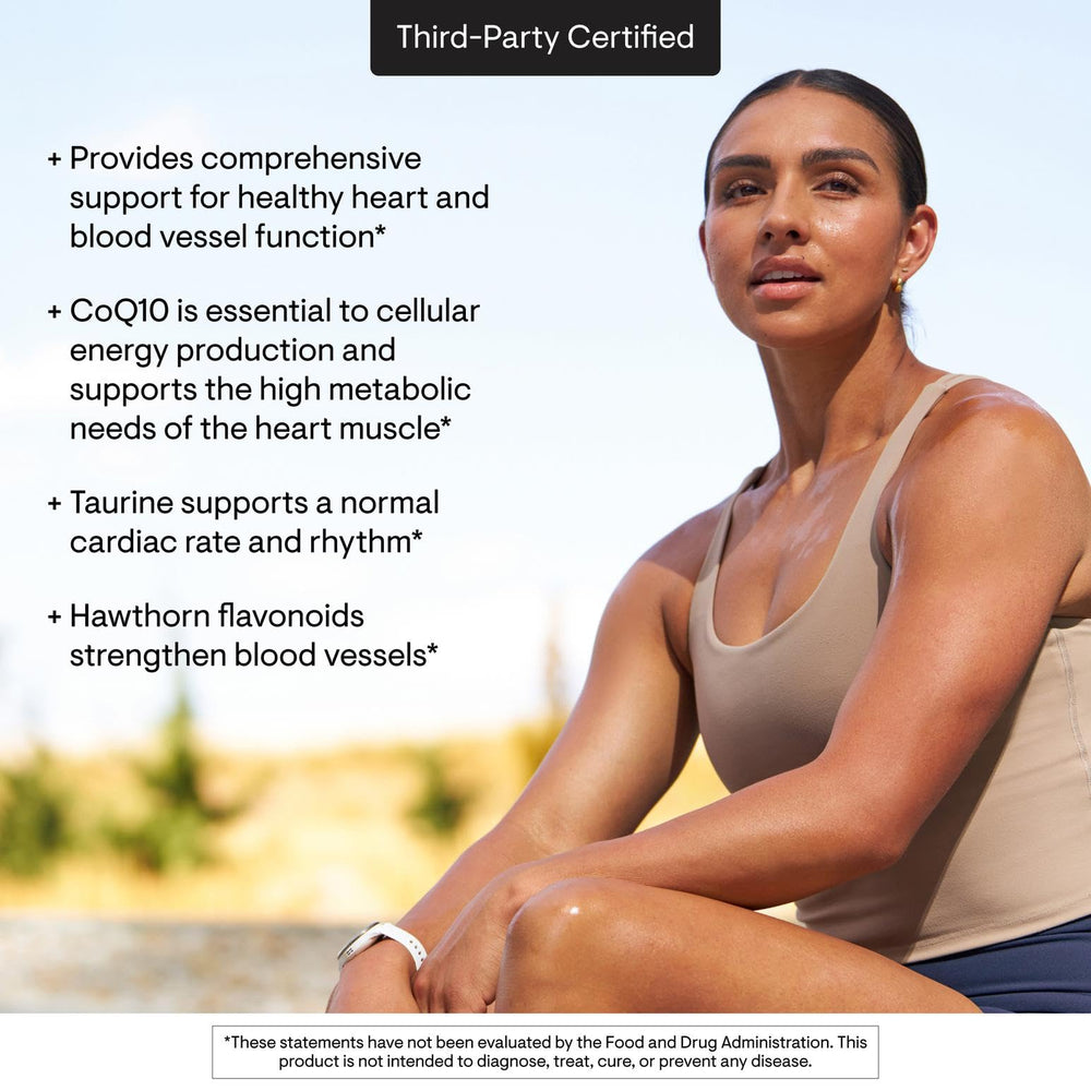 THORNE Heart Health Complex ingredient profile highlights minerals and amino acids