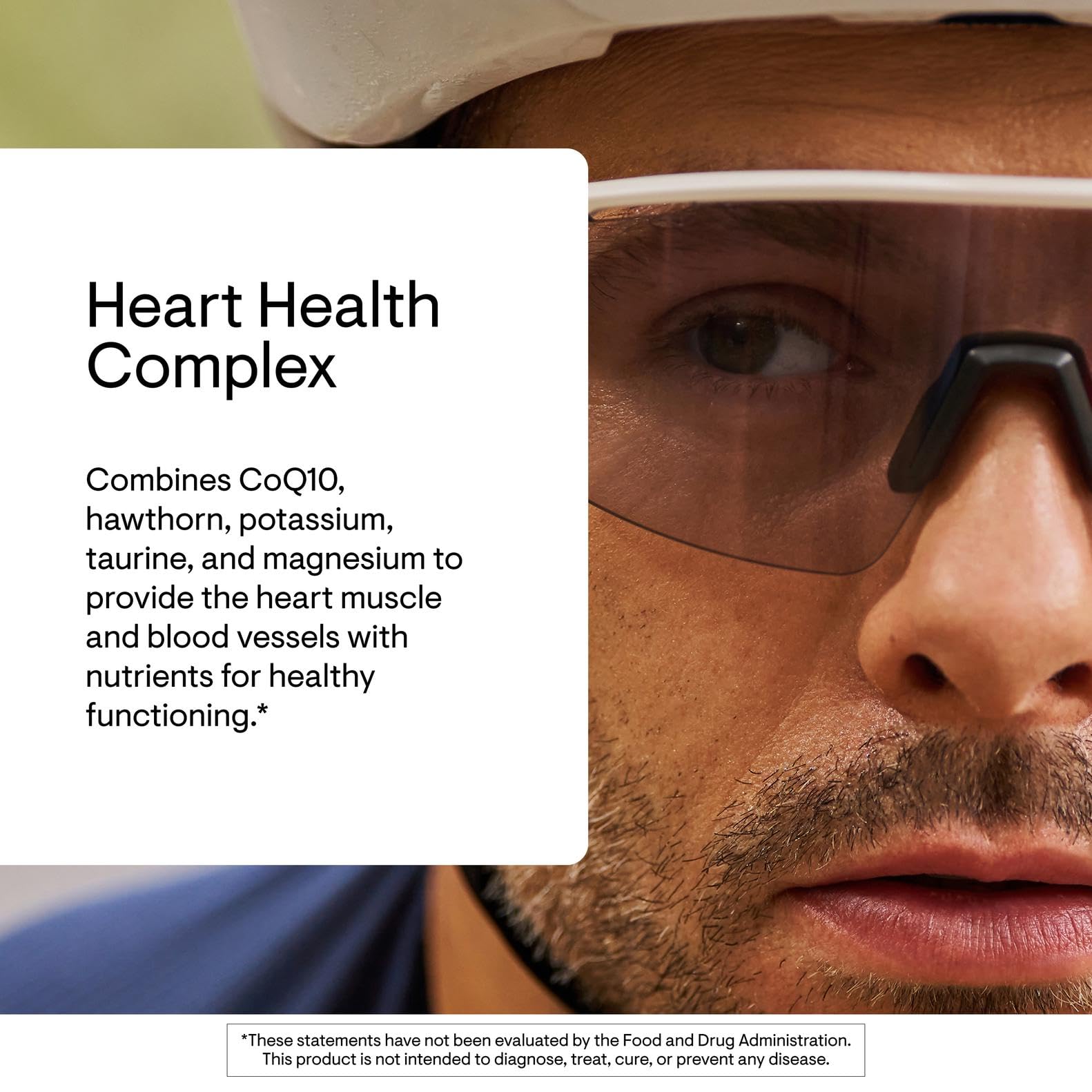THORNE Heart Health Complex label highlighting CoQ10 and botanicals
