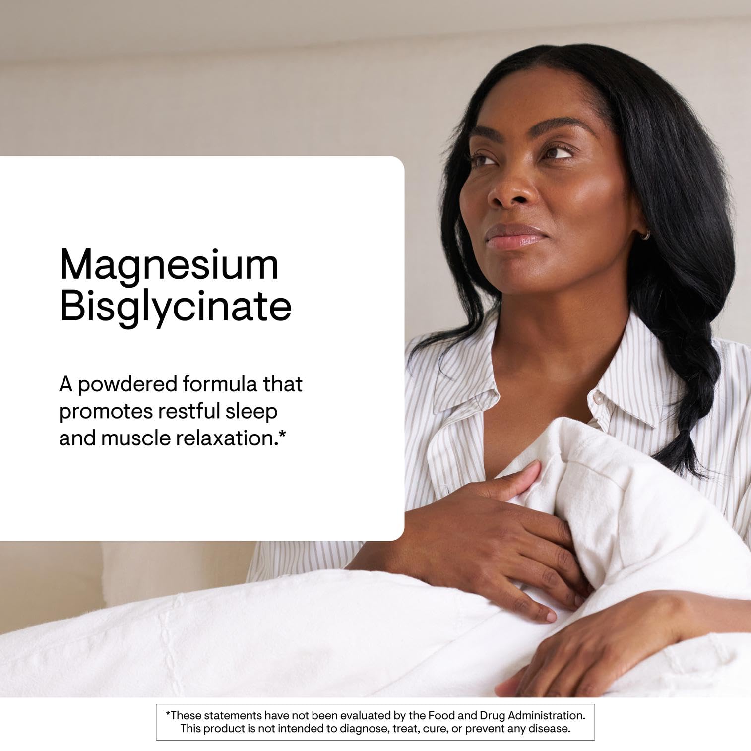 THORNE Magnesium Bisglycinate powder spoon-dispense demonstrates a precise daily serving.
