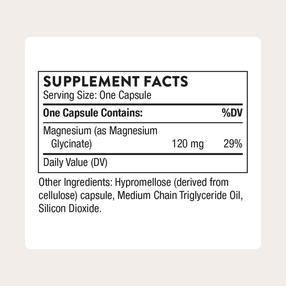 Close-up of THORNE capsules on a spoon, suggesting muscle relaxation after workouts.