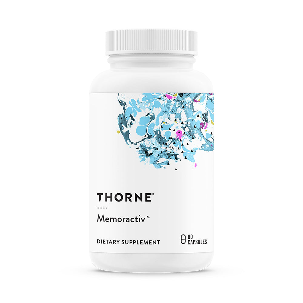 THORNE Memoractiv bottle cap sealed for ready-to-use focus