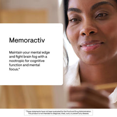 THORNE Memoractiv on desk setup for study and work
