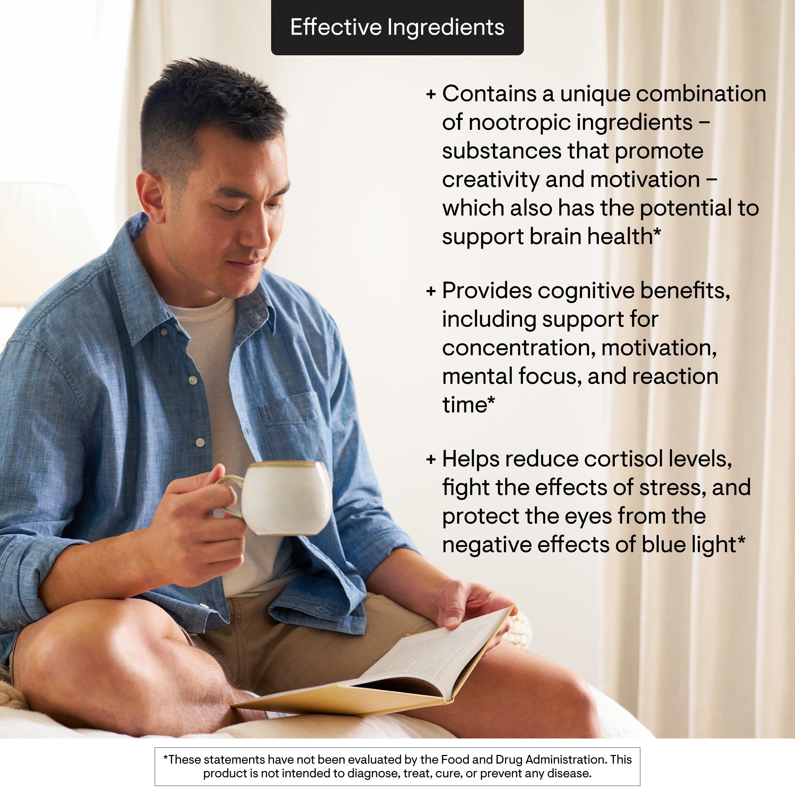 THORNE Memoractiv label highlighting ingredients and gluten-free status