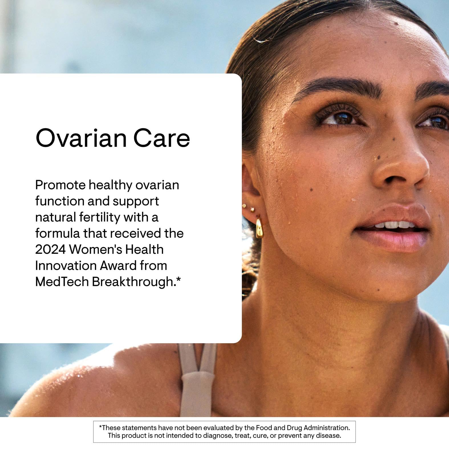 THORNE Ovarian Care polyphenol blend image reveals blueberry, pomegranate, green tea antioxidants.