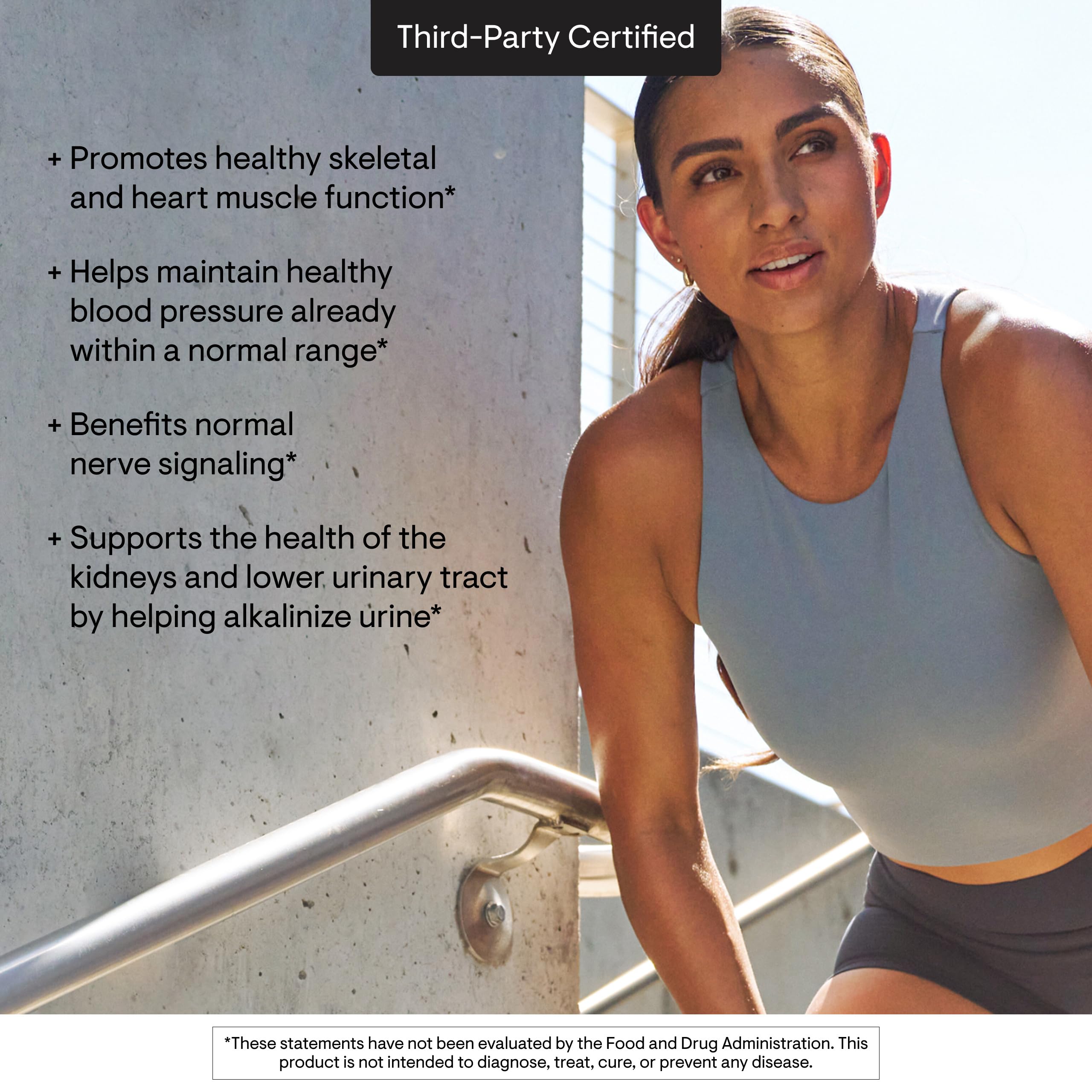 THORNE Potassium Citrate beside athletic gear suggesting use during training