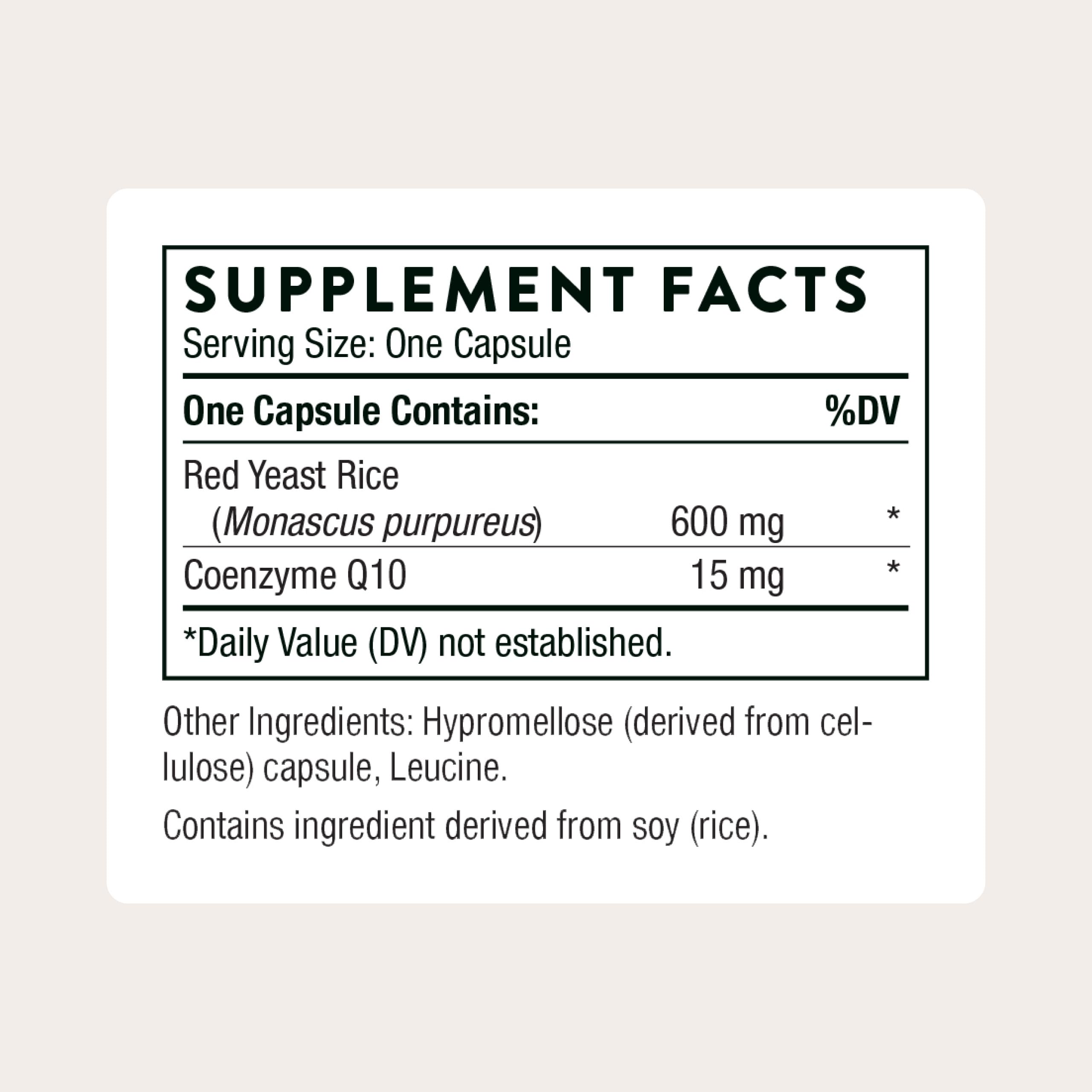 Thorne capsules close-up highlighting convenient daily supplement form for heart health