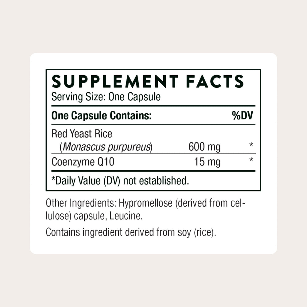 Thorne capsules close-up highlighting convenient daily supplement form for heart health