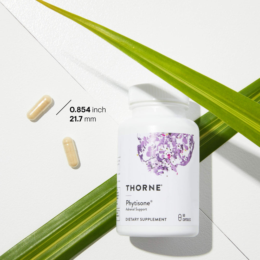 THORNE adaptogen blend with ashwagandha and ginseng shown