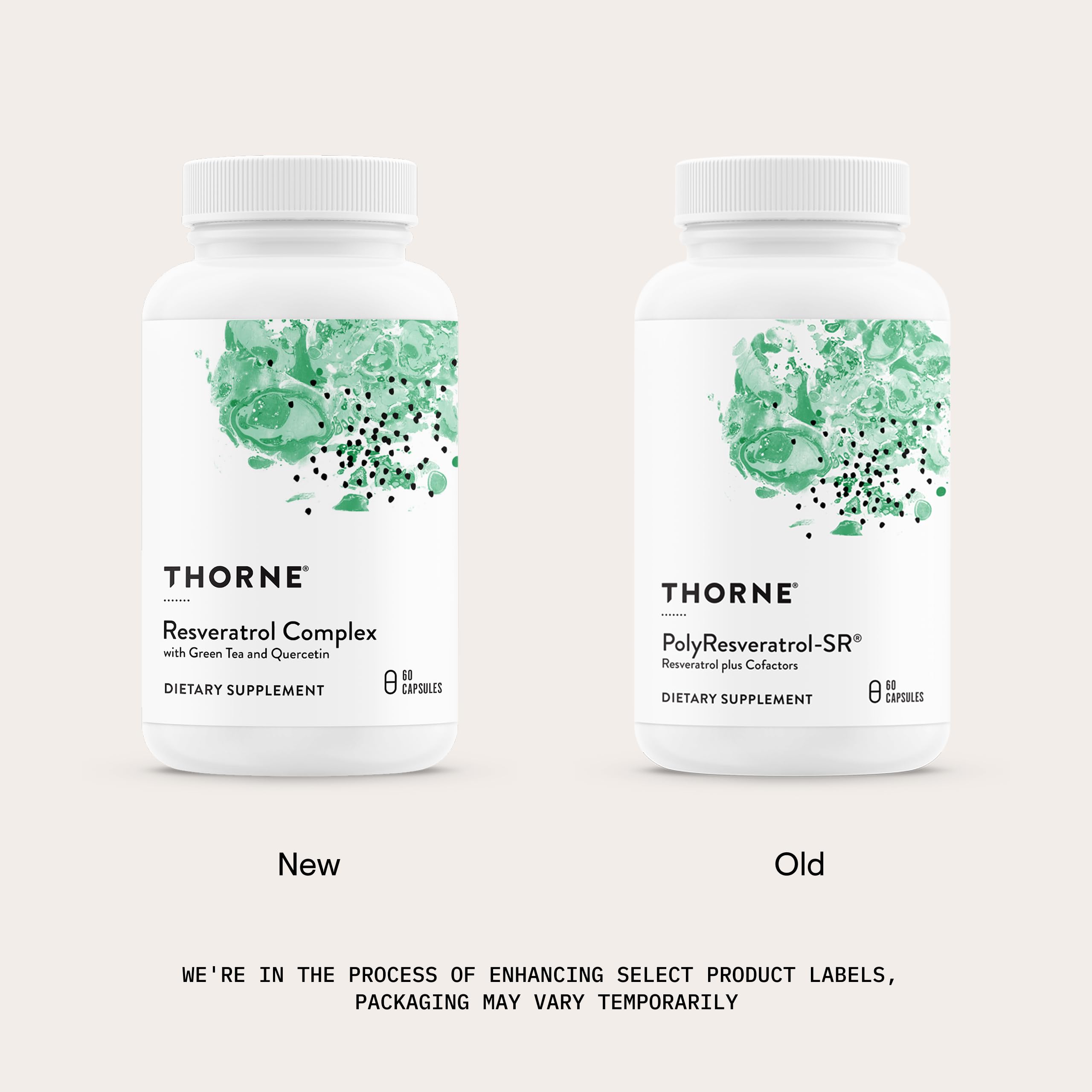 THORNE Thyroid Health Complex capsules arranged for easy daily dosing