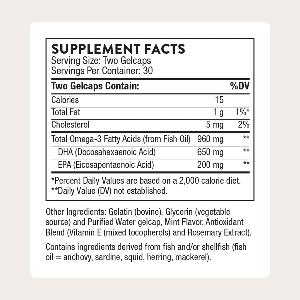 THORNE Vitamin D-5000 label close-up highlighting D3 form and certification