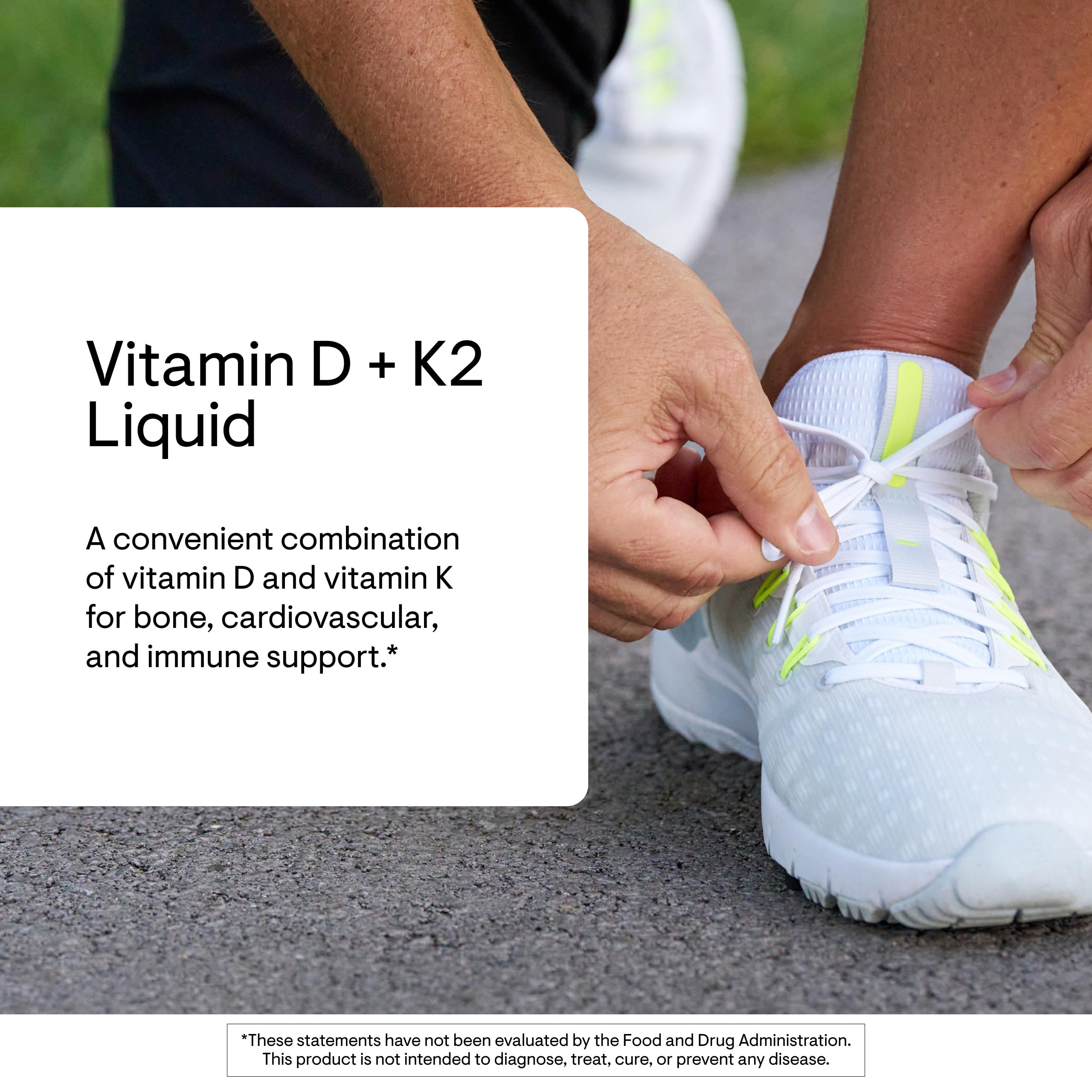 Thorne vitamin D and K2 liquid drop-by-drop dosing for customizable supplementation