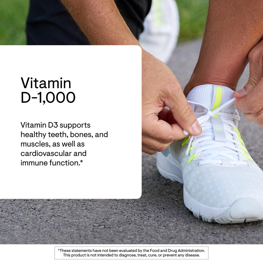 THORNE Vitamin D3 label with third-party certification for purity and safety