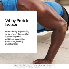 THORNE Whey Protein Isolate vanilla scoop ready for precise servings