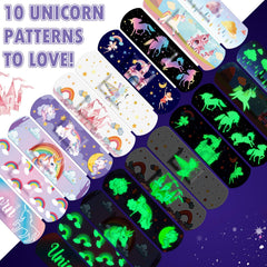 Tiritas Threlaco con diseños divertidos para niños y niñas.