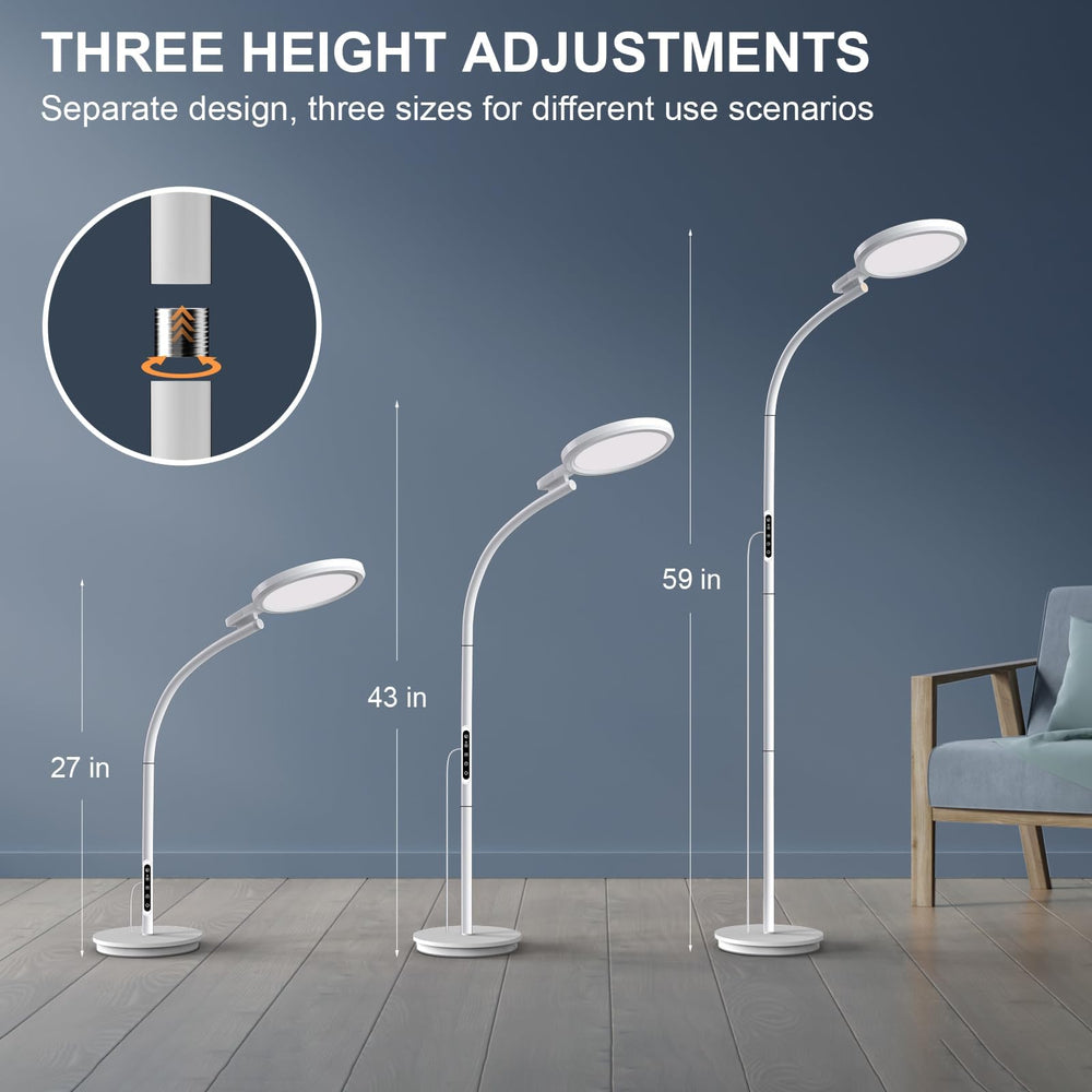 Threnthos lamp supports focus, mood, and energy with adjustable brightness and warmth.