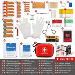 THRIAID first aid kit carabiner design allows easy attachment