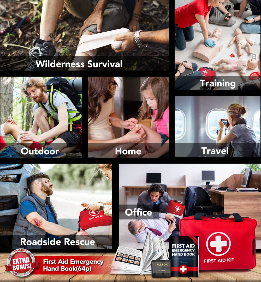 THRIAID kit with sturdy carrying handles for easy transport