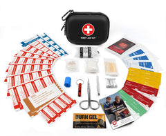 THRIAID Mini First Aid Kit compact size fits bags and cars