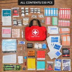 Smart compartment areas inside THRIAID kit for quick access