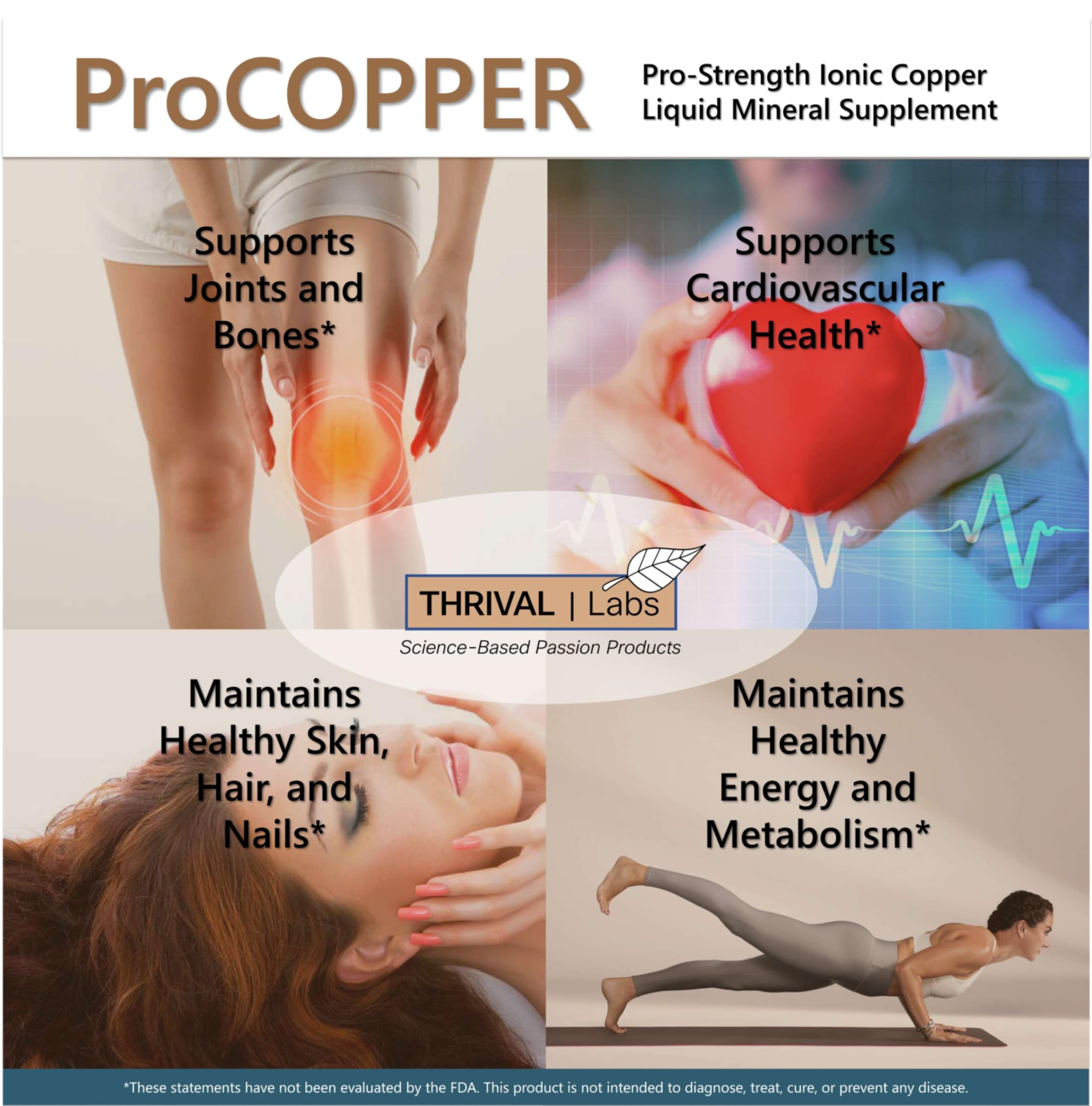 Copper drops added to a glass of water for easy supplementation
