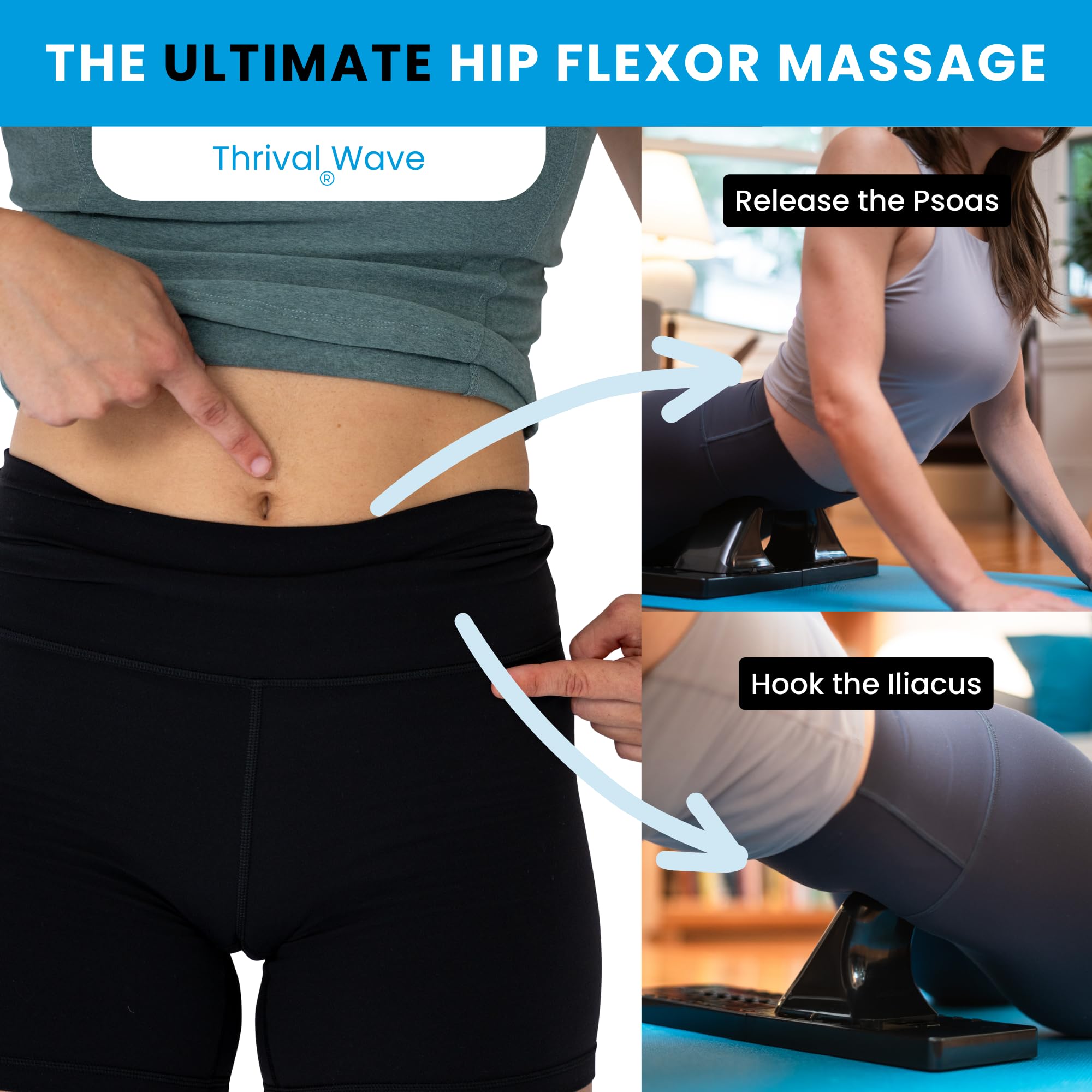 Thrival Wave attachment heads variety for customizable muscle relief