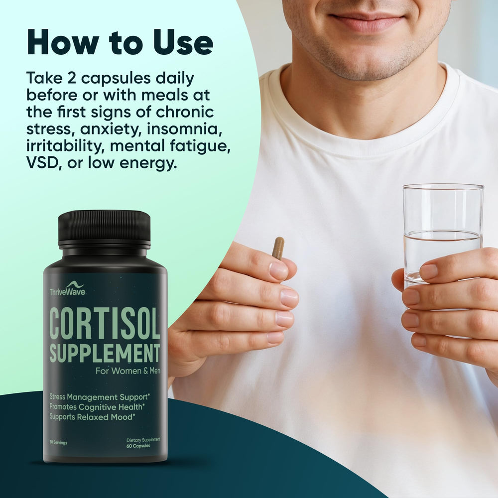 ThriveWave rhodiola vitamins magnesium for resilience and energy.