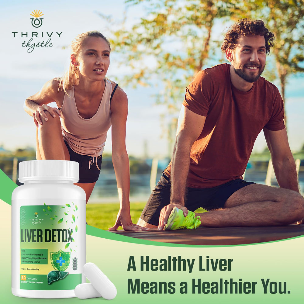 ThrivyThystle HepaProbiotics blend image promoting gut-liver axis balance