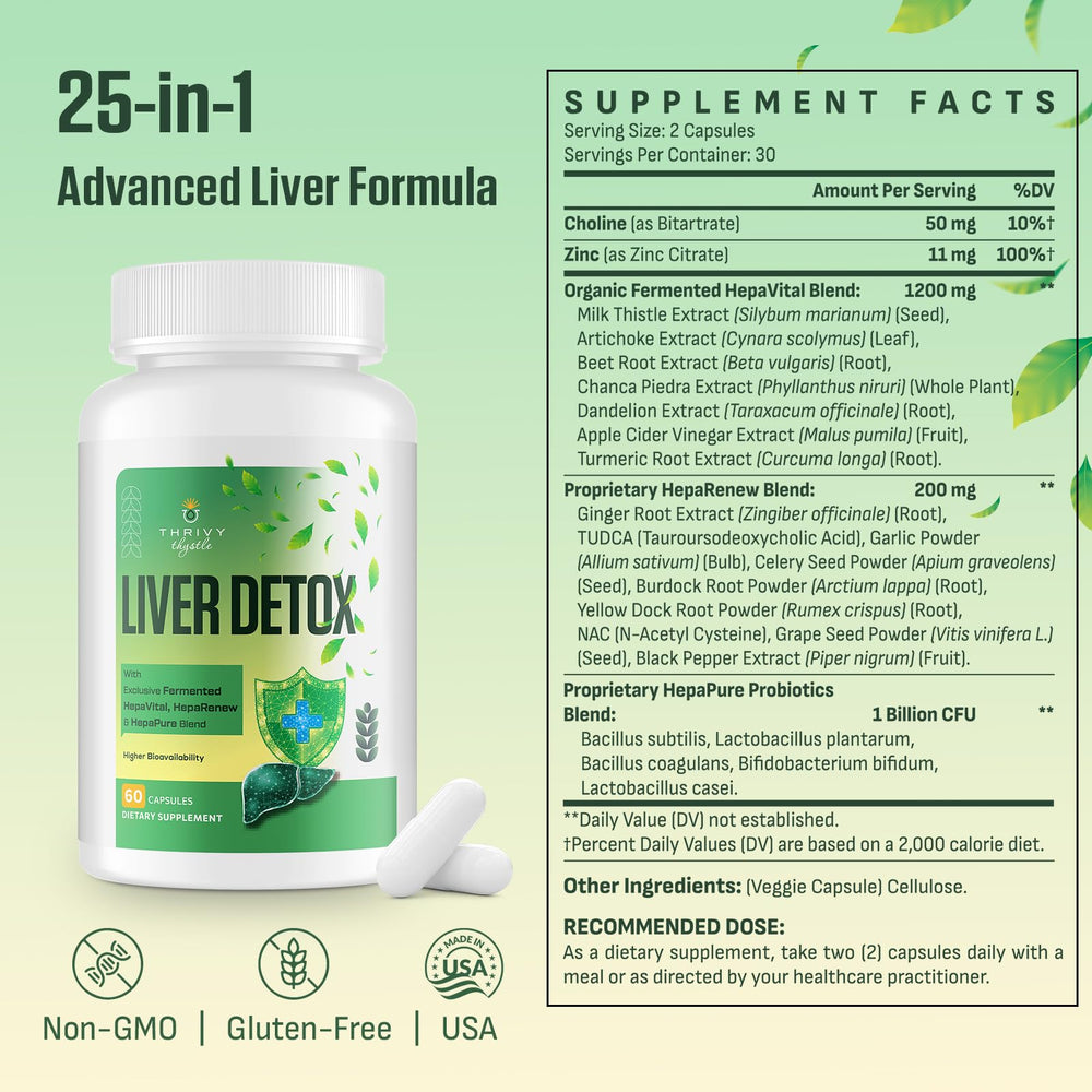 ThrivyThystle vegan capsules highlighting plant-based nutrition for digestive wellness