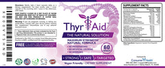 ThryAid packaging showing 60 capsules for a one-month supply