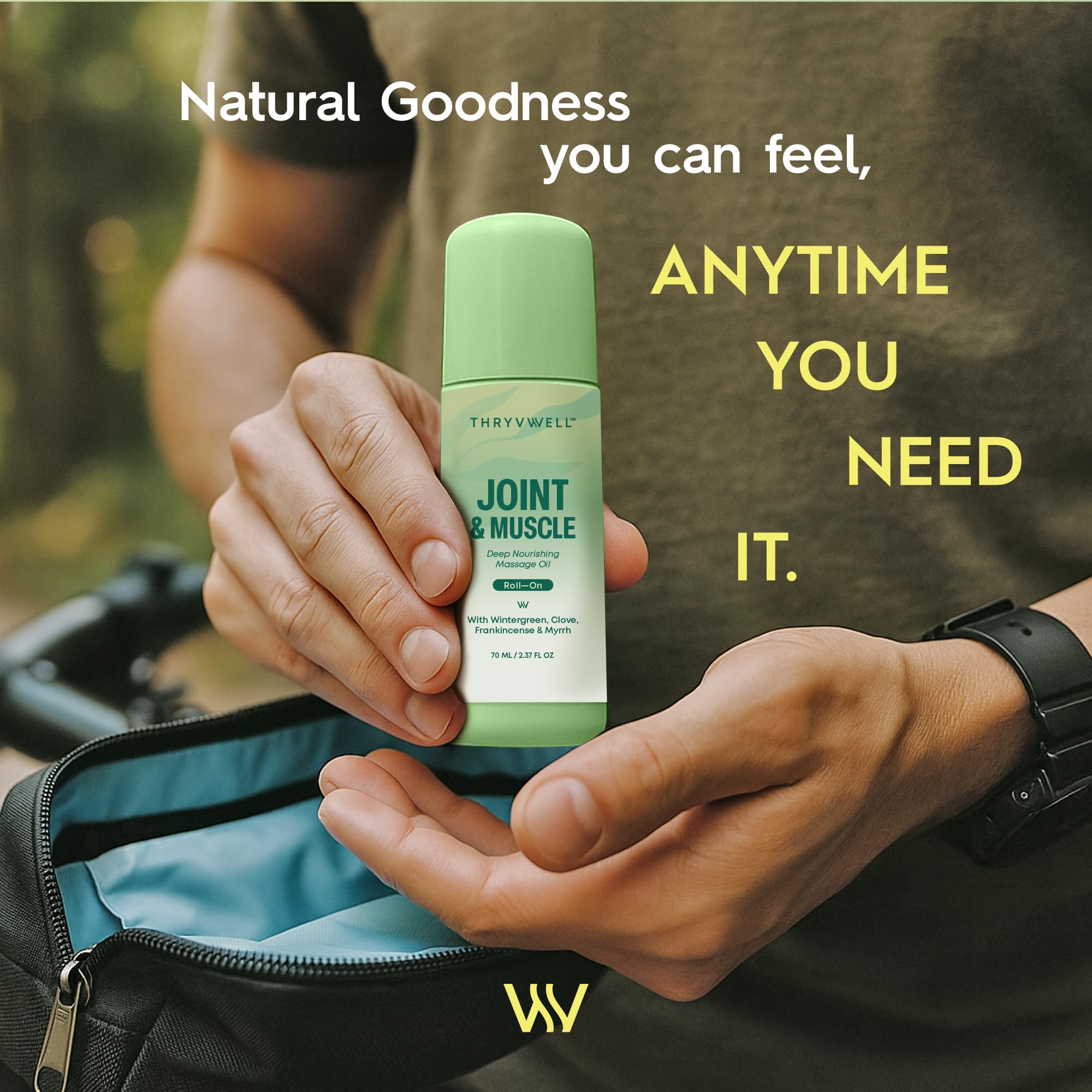 ThryvWell 100% natural ingredients without synthetics or fillers.