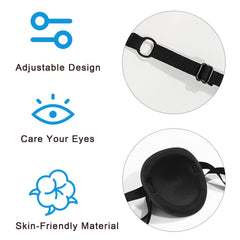 Parche ocular THSIREE material suave que reduce irritación diaria.