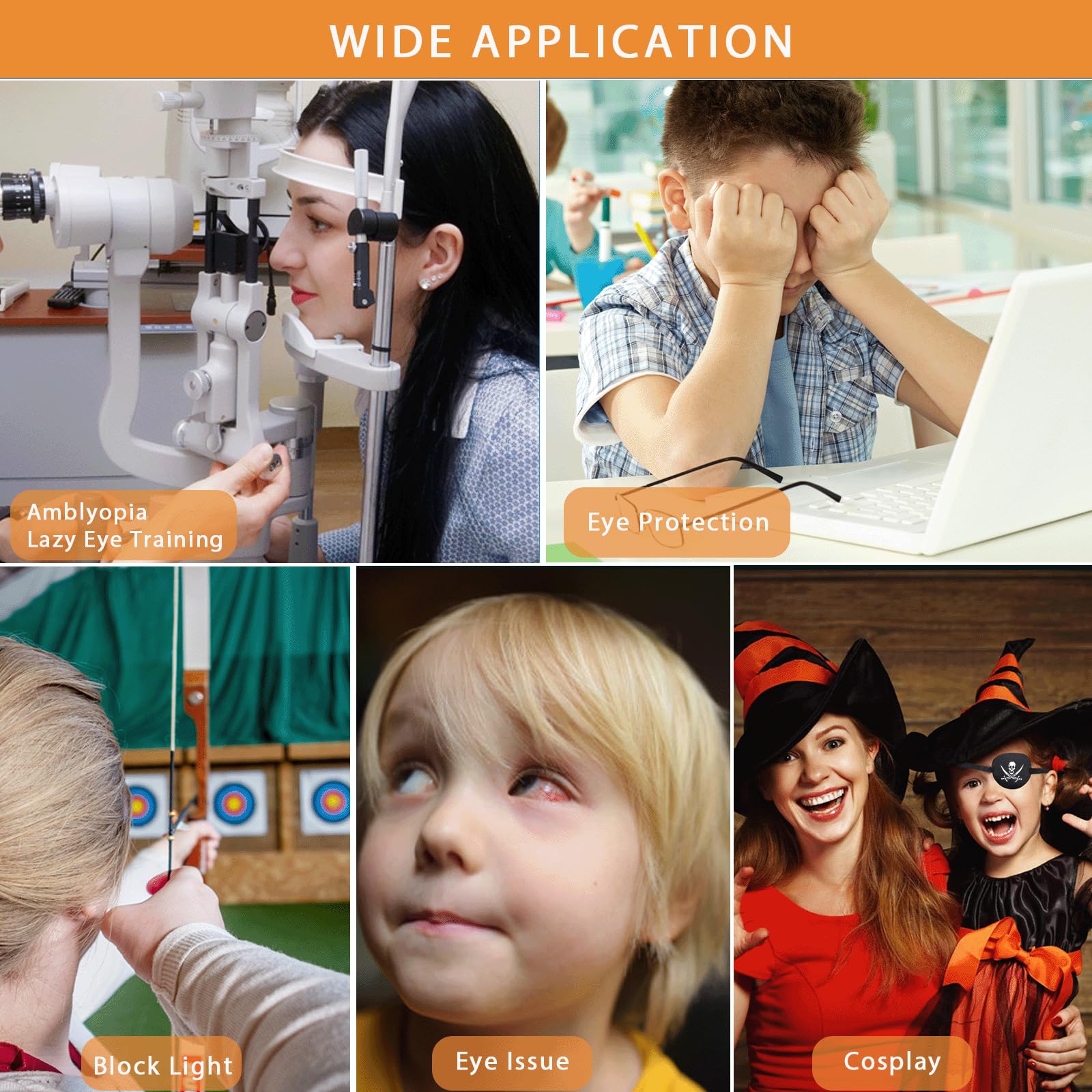 THSIREE two pack eye patches for sharing or backups