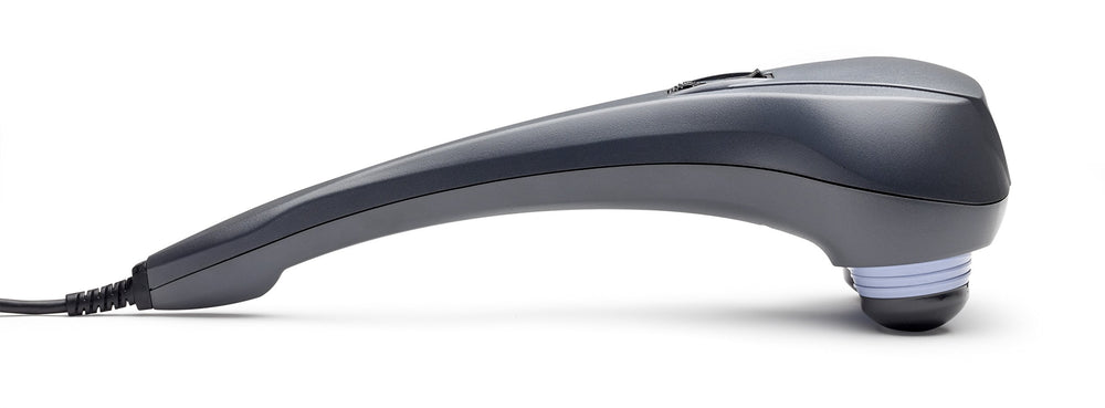 Thumper Sport interchangeable spheres offer soft and firm options for intensity.